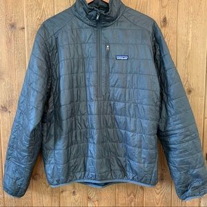 Patagonia Mens Large Puffer Jacket 1/2 zip